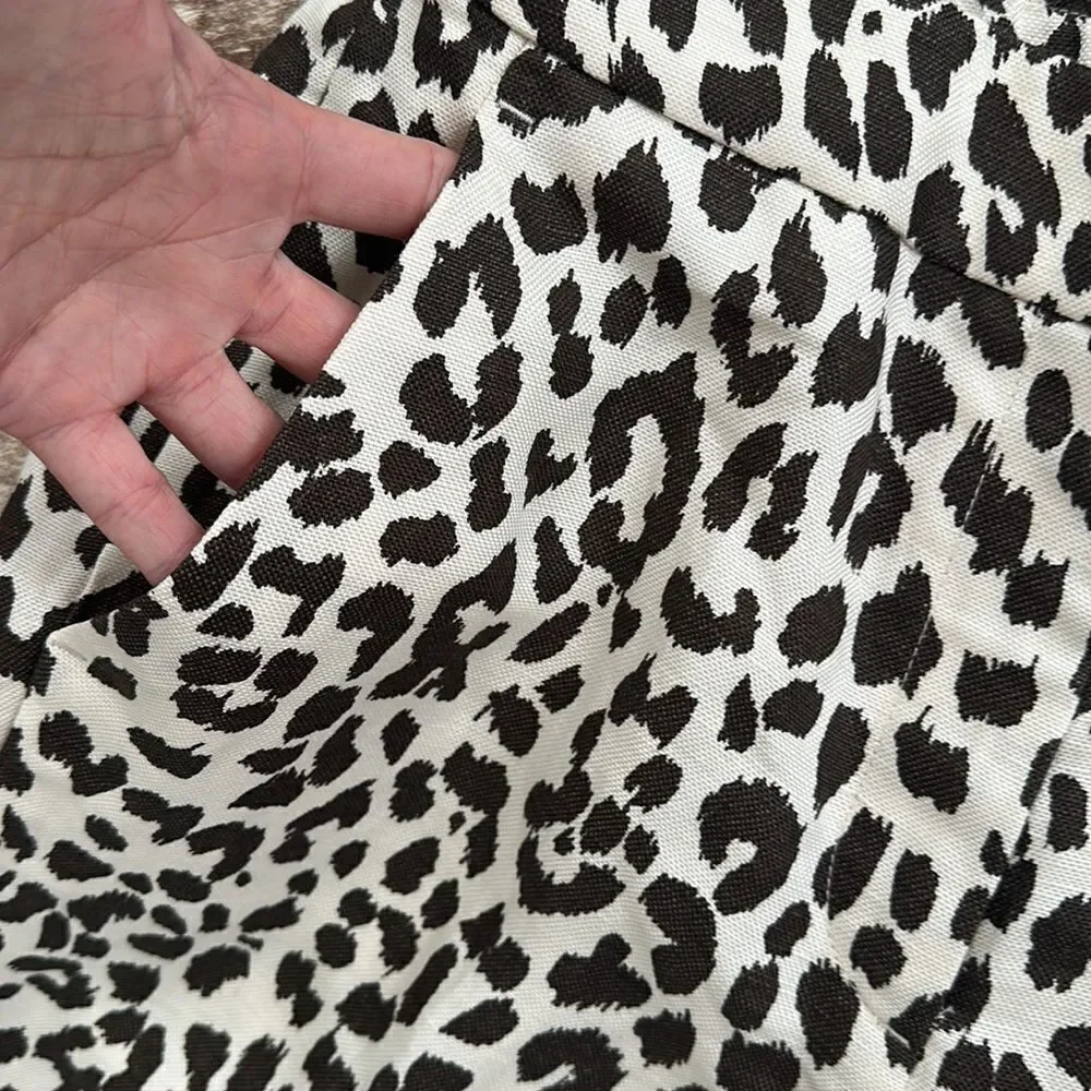 NWT J. Crew Animal Print Pants size 4